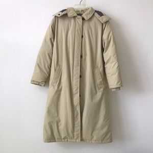 Lands End Khaki heavy duty parka Size M